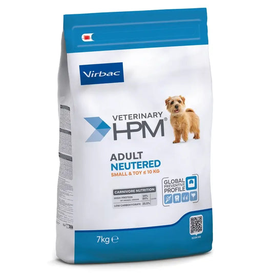 Virbac Hpm Adult Dog Neutered Small & Toy 7kg, nourriture pour chiens