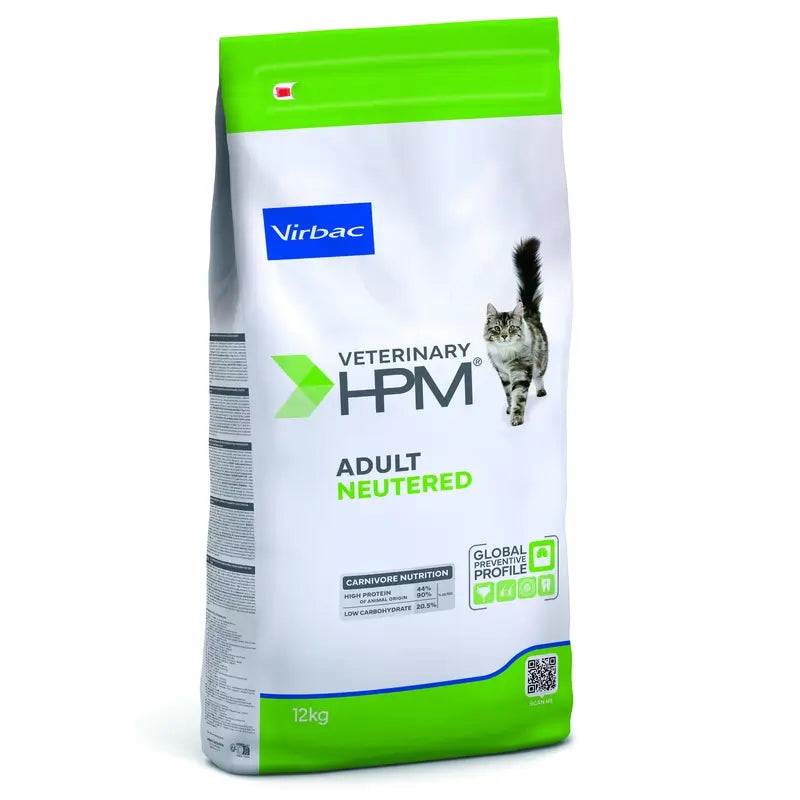 Virbac Hpm Feline Adult Neutered 12Kg, nourriture pour chat