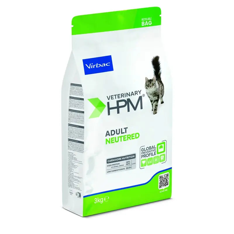 Virbac Hpm Sterilised Cat Adult Food 3 Kg, cat food