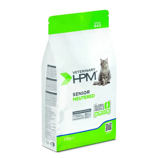 Virbac Hpm Feline Senior Neutered 1,5Kg, nourriture pour chat