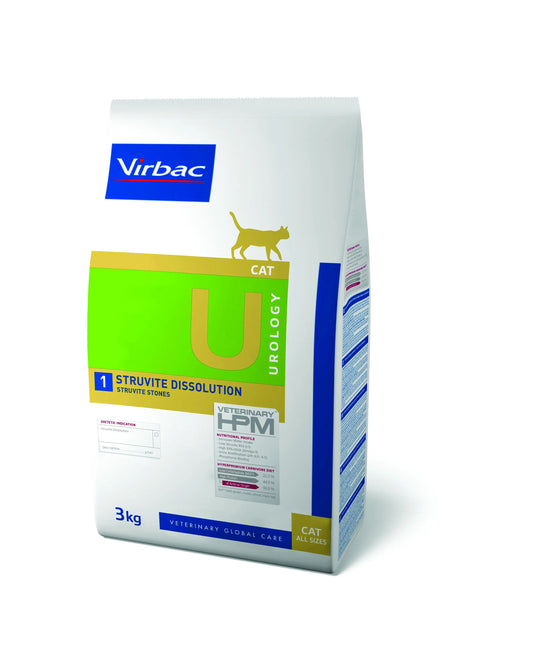 Virbac Hpm Feline Urology Struvite Dissolution U1 1.5Kg, cat food