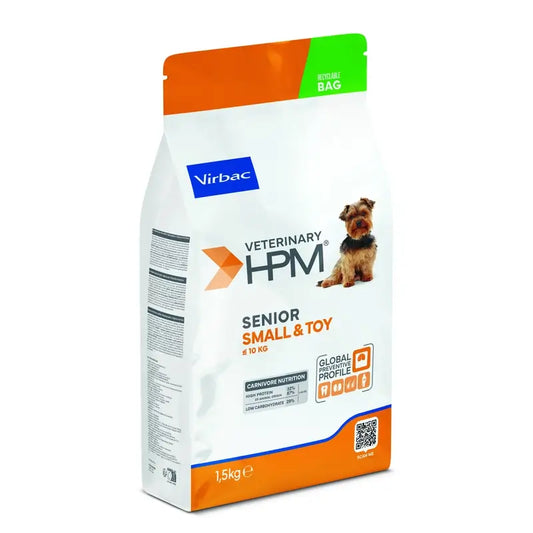 Virbac Hpm Senior Dog Small & Toy 1,5kg, nourriture pour chiens
