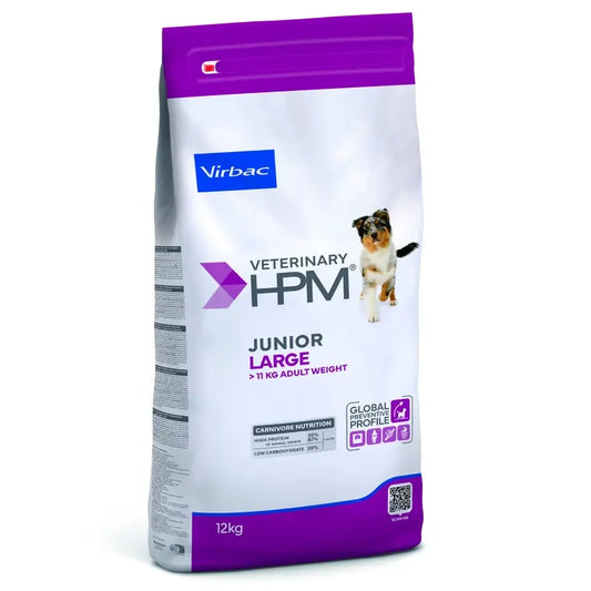 Virbac Veterinary HPM Junior Large Dog, 12 kg, nourriture pour chiens