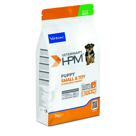 Virbac Veterinary HPM Puppy Small & Toy Dog , 3 kg, nourriture pour chien
