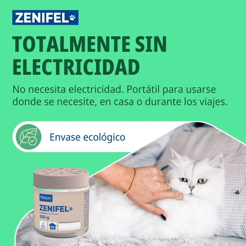 Virbac Zenifel Gel diffuseur pour chat, 230 g