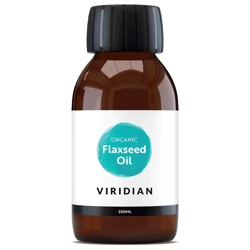 Viridian Huile de lin doré 200Ml. Bio