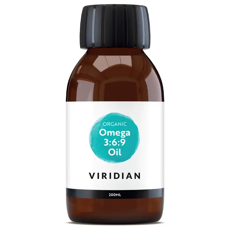 Viridian Omega 3-6-9 Oil 200Ml. Végétalien