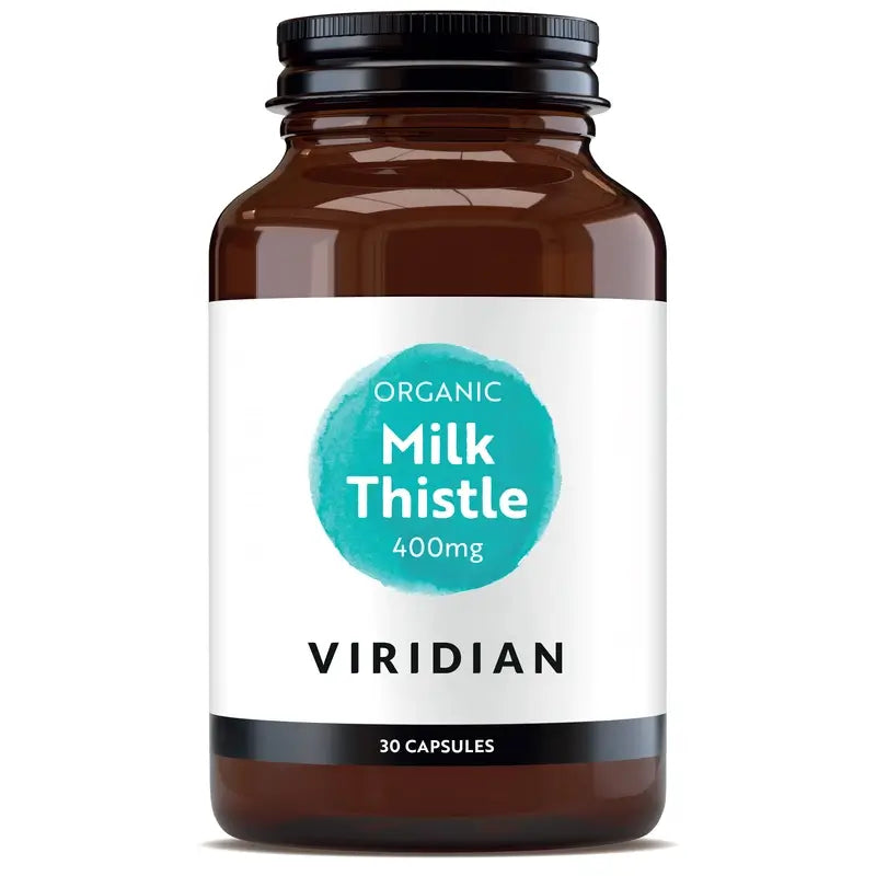 Viridian Milk Thistle 400 30Cap.Veg. Bio