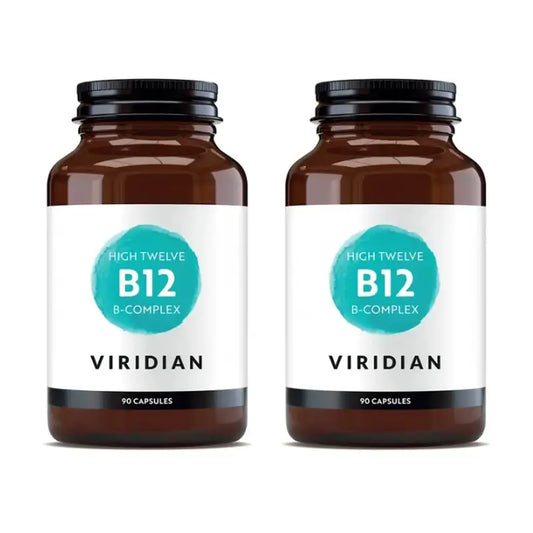 Viridian High Twelve Vit B12 With B Complex, 2X90Cap.Veg.
