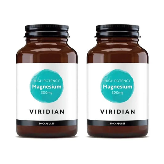 Viridian Magnesium High Potency 300Mg, 2X30Cap.Veg.