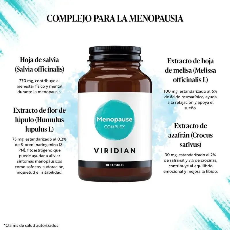 Viridian Menopause Complex 30Caps.