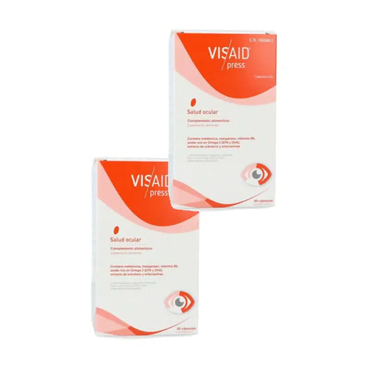 Visaid Press, boîte de 2 x 90 gélules