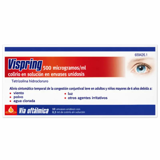 Vispring 0,5 Mg/ ml collyre en solution 10 monodoses