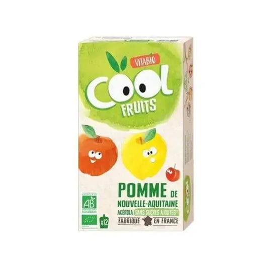 Vitabio Cool Fruits Apple 90 Gr, 12 unités