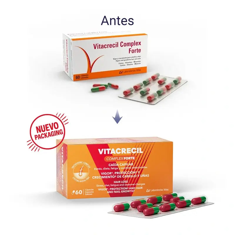 Vitacrecil Complex Forte, Pack 2 x 60 Capsules