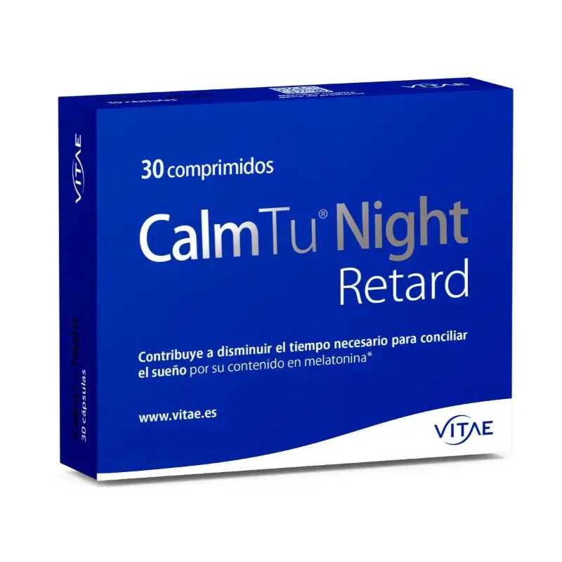 CalmTu Night Retard 30 comprimés - Sommeil continu grâce à la valériane et à la mélatonine