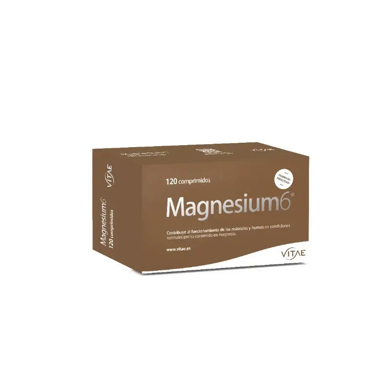 Magnesium6 120 comprimés - Contient 6 sels de magnésium, de la vitamine B6 et de la taurine