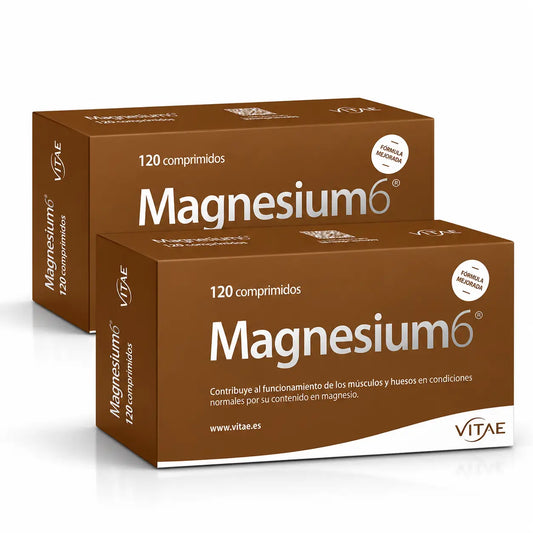 Vitae Magnesium6, 120 comprimés, lot de 2