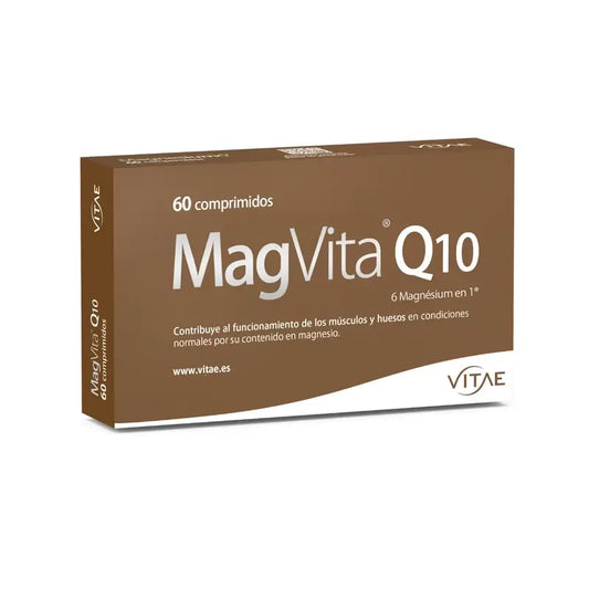 MagVita Q10 60 tablets – With magnesium, coenzyme Q10, vitamin B6 and taurine