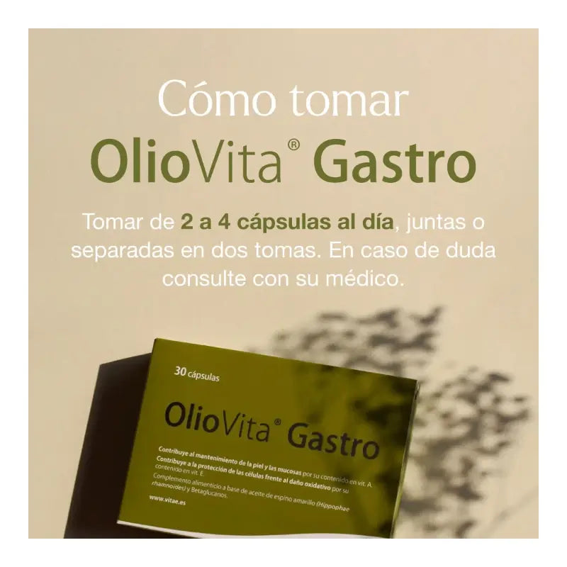 OlioVita Gastro 30 gélules - Soin digestif à l'argousier