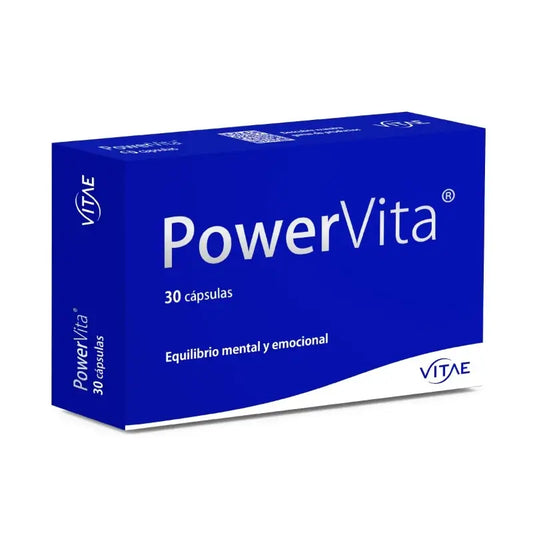 PowerVita 30 gélules - À base d'ashwagandha, de magnésium et de GABA
