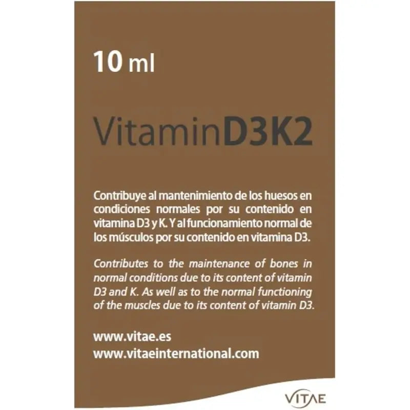 VITAE Vitae Vitamine D3K2, 10ml