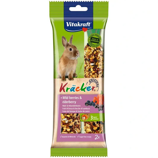 Vitakraft Barres pour lapin nain aux fruits, 5 x 2 unités