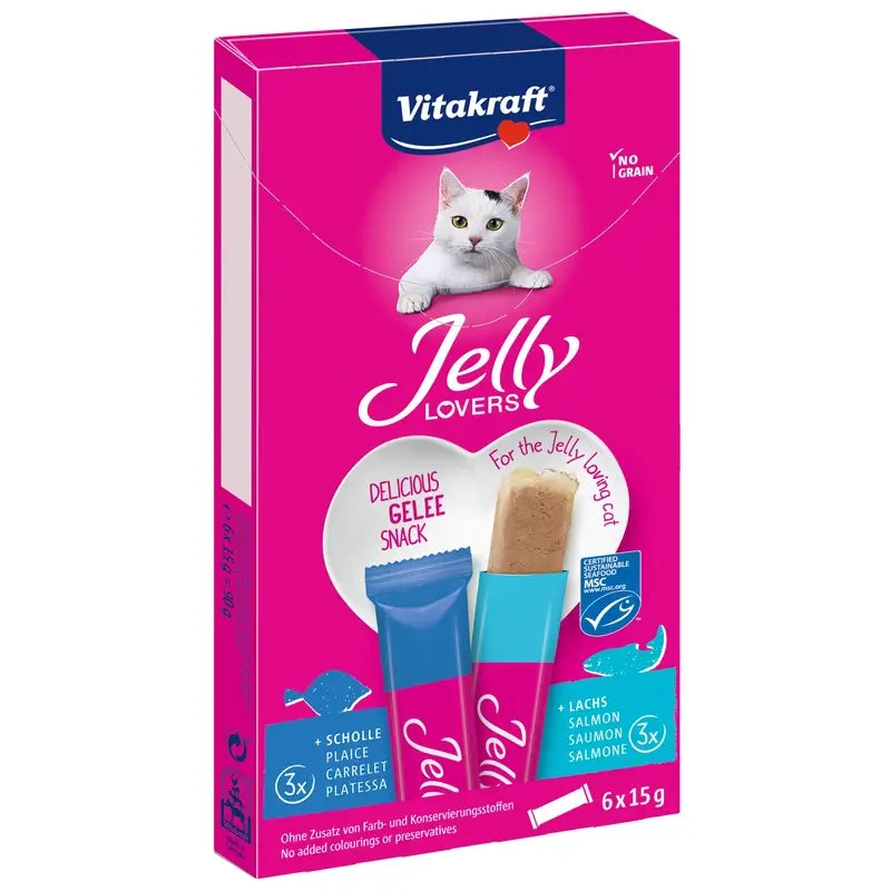 Vitakraft Jelly Lovers Saumon et plie 15 grammes