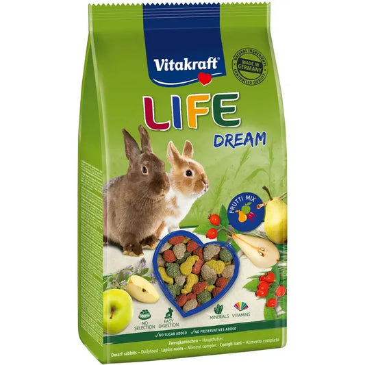 Vitakraft Menu Life Dream Lapin 5 x 600 grammes