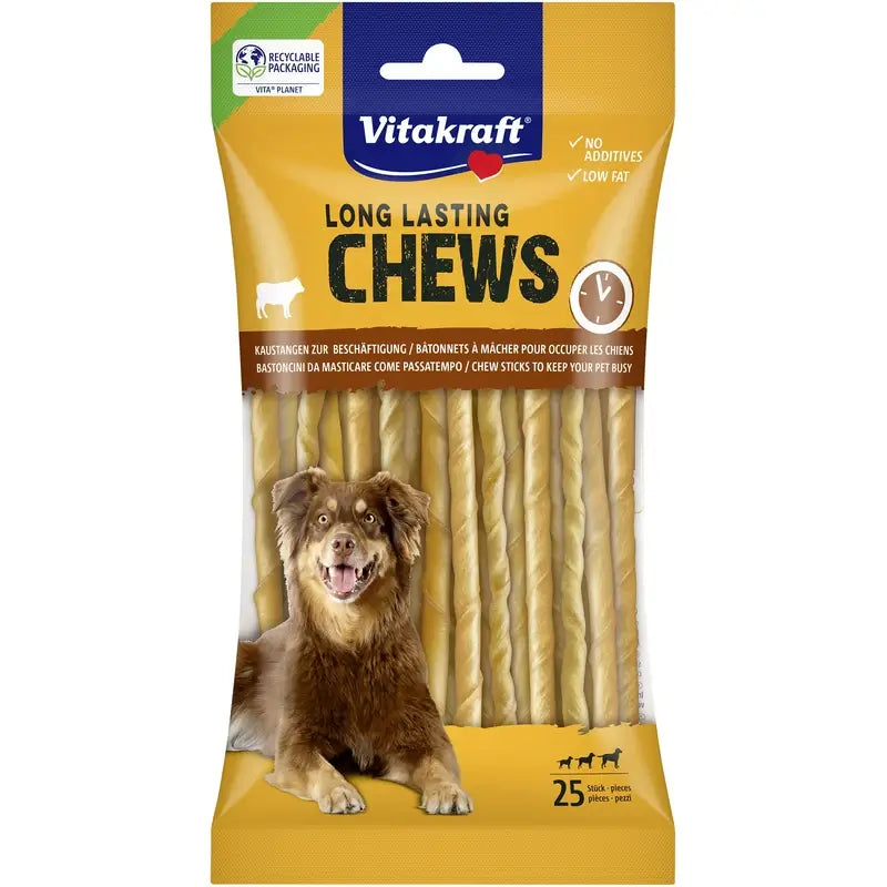 Vitakraft Bâtonnets Twister Chews 12,5 cm, 12 x 25 unités