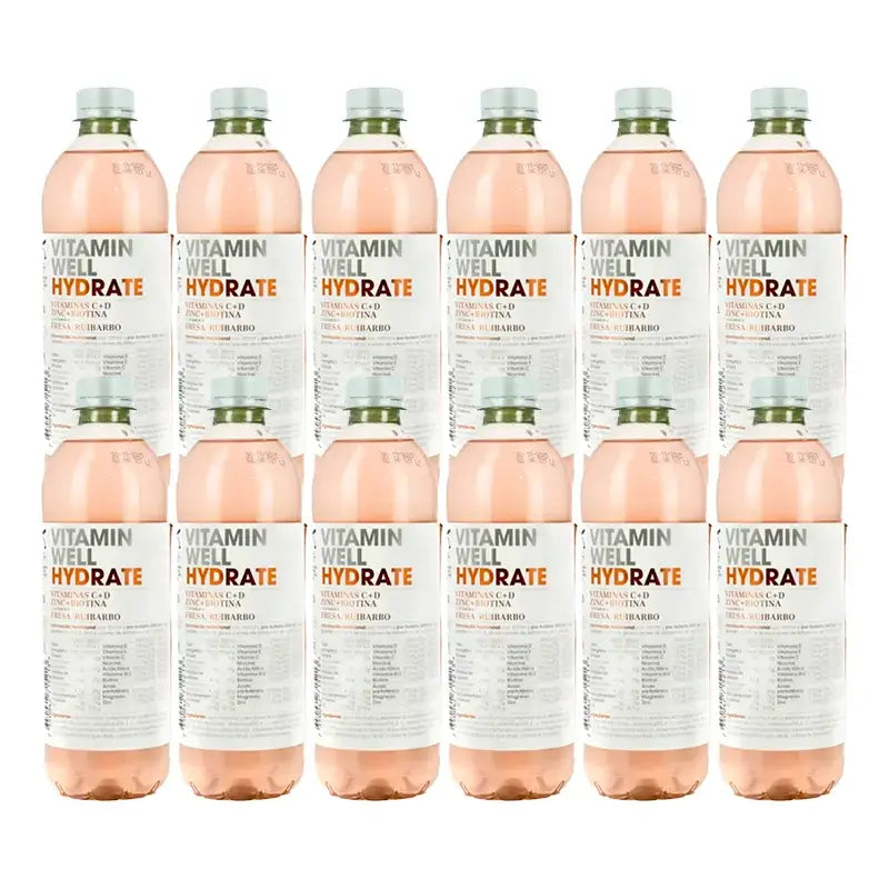 Vitamin Well Hydrate, paquet de 12 x 500 ml