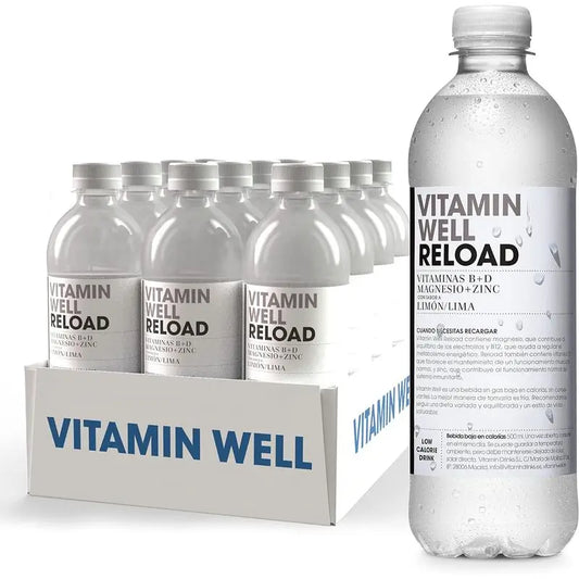 Vitamin Well Pack Reload Lime/Lemon, 12 pcs x 500 ml