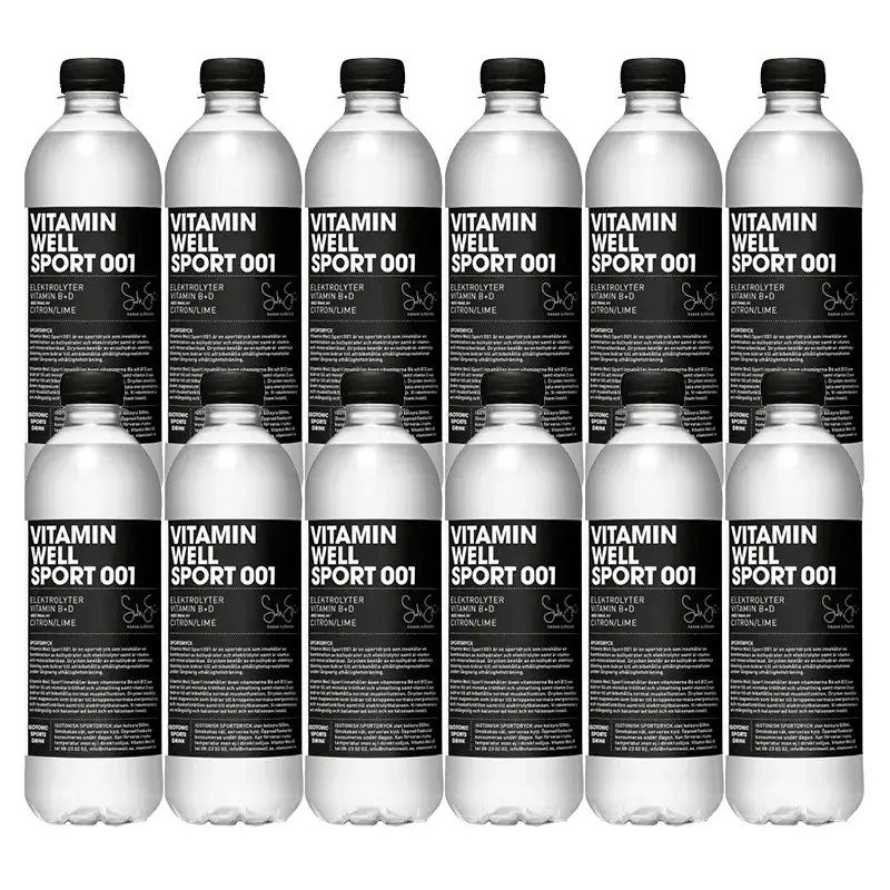 Vitamin Well Sport 001 , paquet de 12 x 500 ml