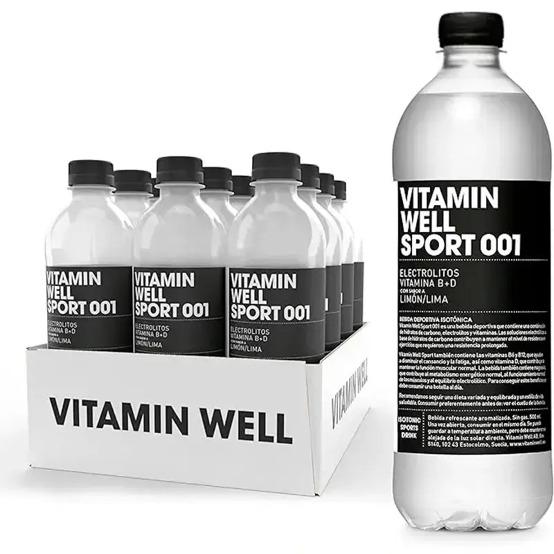 Vitamin Well Sport 001 , paquet de 12 x 500 ml