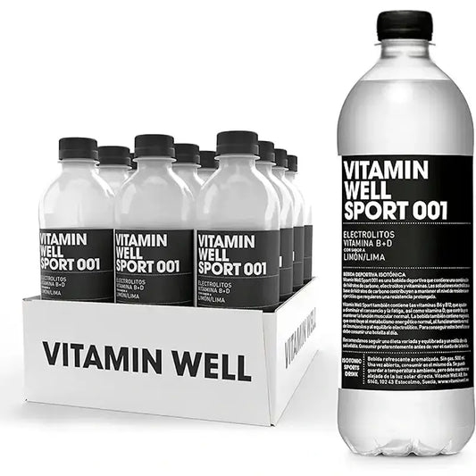 Vitamin Well Sport 001 , paquet de 12 x 500 ml