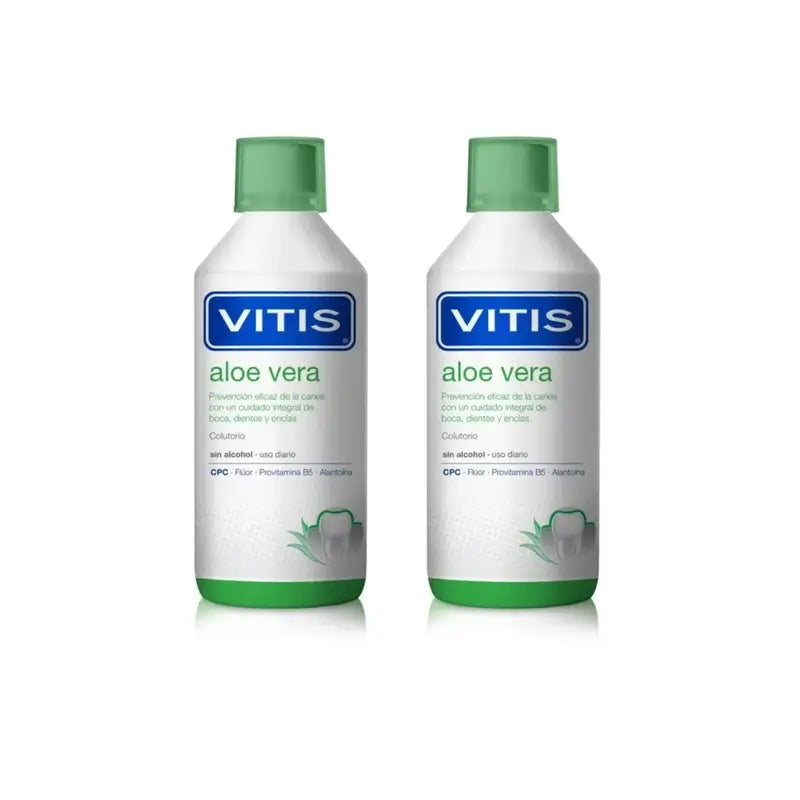 Bain de bouche Vitis Aloe Vera, 2X500 Ml