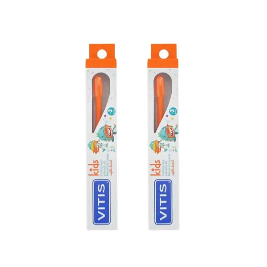Vitis Kids Brosse à dents pour enfants +3 ans, 2 unités