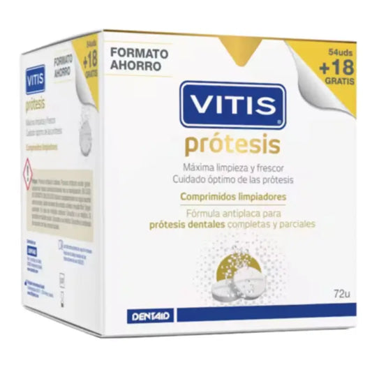 Vitis Prothèses Comprimés nettoyants Format économique