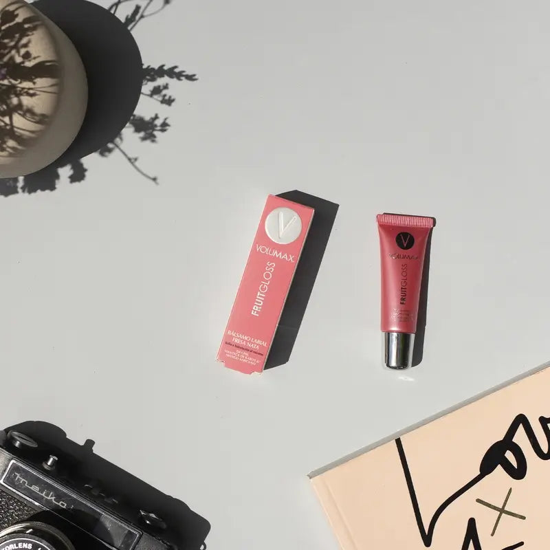 Volumax Fruitgloss Crème hydratante pour les lèvres à la fraise 7,5 Ml.
