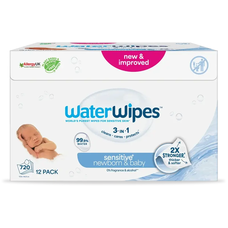 Waterwipes Bio Biodégradable Baby Wipes 12x60, 720 pcs.