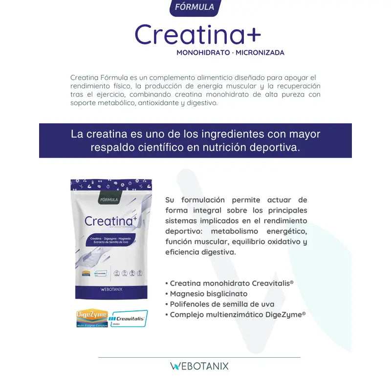 Webotanix Créatine Formula, 175 g