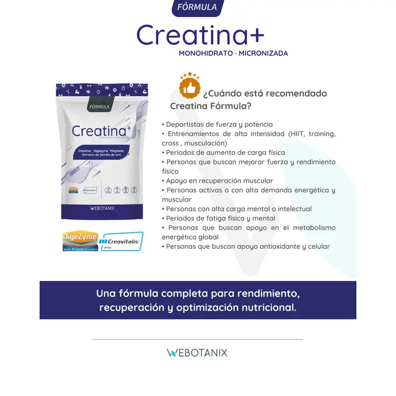 Webotanix Créatine Formula, 175 g