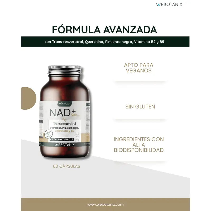 Webotanix Formule Na+Resvératrol, 60 gélules