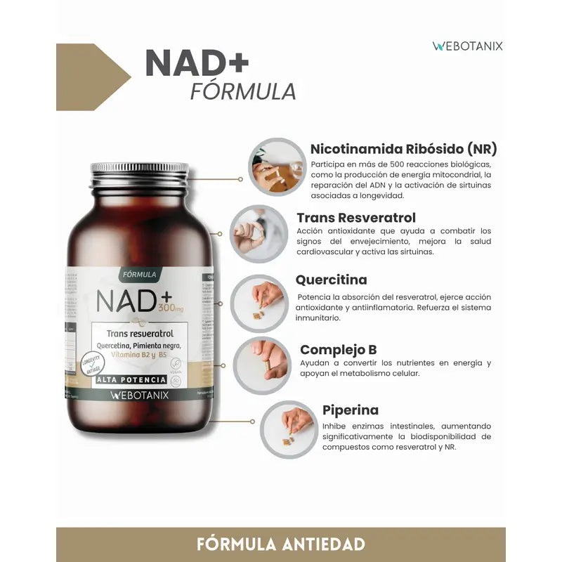Webotanix Formule Na+Resvératrol, 60 gélules