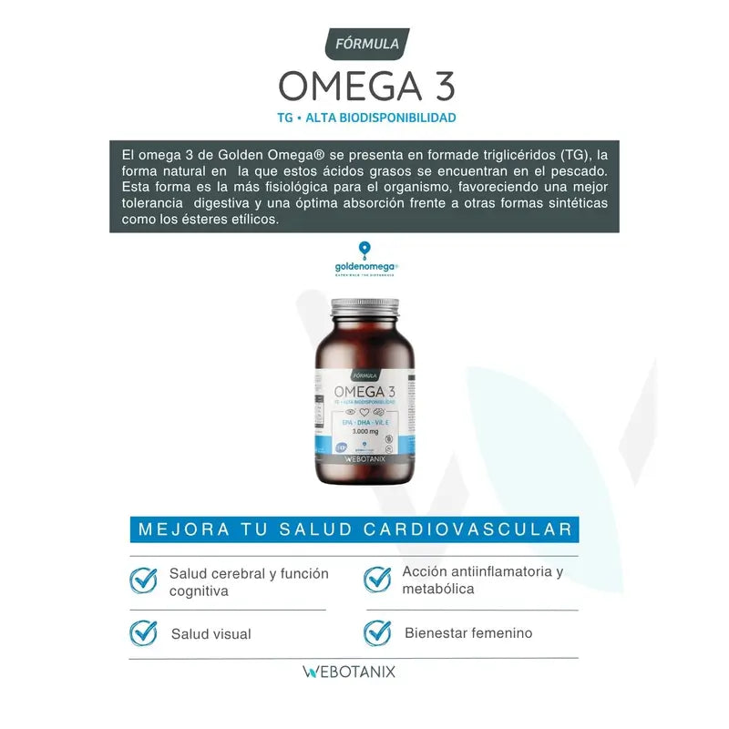 Webotanix Omega3 Formula, 90 gélules