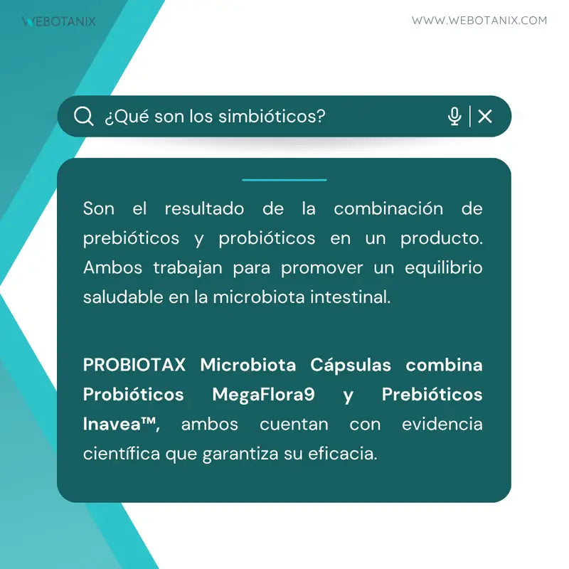 Webotanix Probiotax Microbiota, 60 gélules