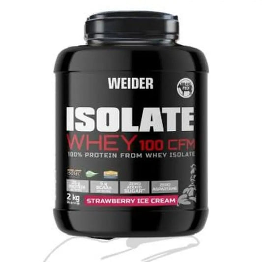 Weider Isolate Whey 100 Cfm Strawberry 2Kg.