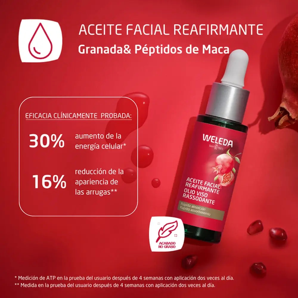Weleda Huile raffermissante pour le visage à la grenade, 30 ml