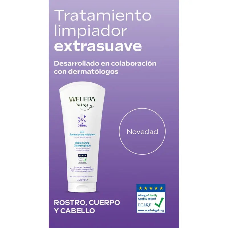 Weleda Baby Derma Baume de bain, 200 ml
