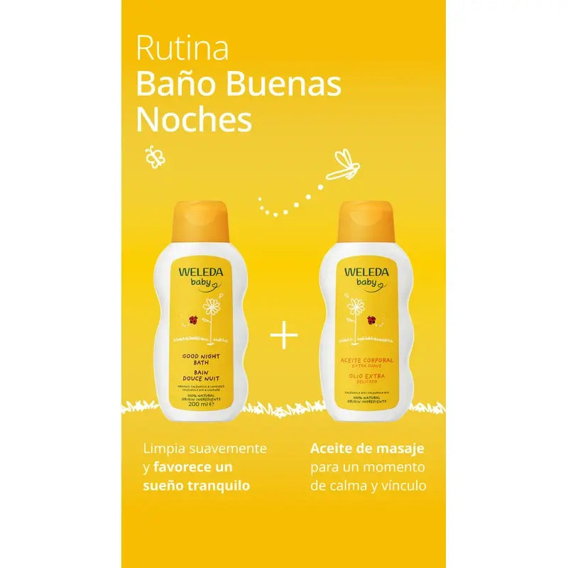 Weleda Bain de nuit au calendula, 200 ml